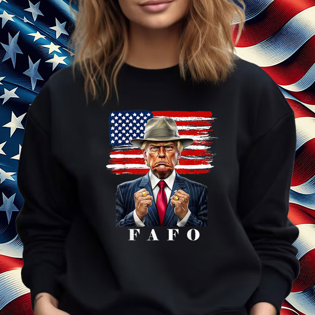 Trump FAFO F Around Find Out Vintage American Flag Shirt
