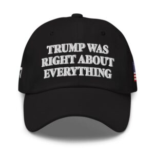 Trump Was Right About Everything Classic Dad Hat