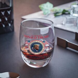 Trump Whiskey Glass - 47th President Inauguration Day Gift