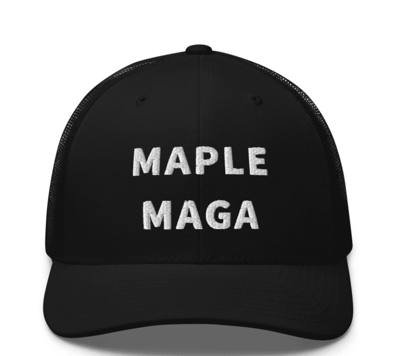 Maple Maga Canada for Trump Trucker Cap