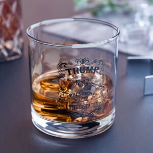 Trump N.47 President of the United States Rocks Glass