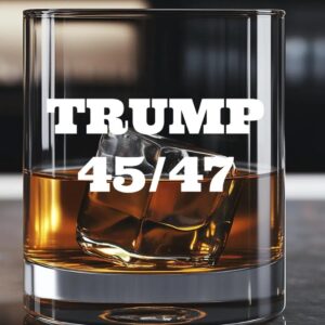 Trump 45-47 Glasses, Donald Trump Glass