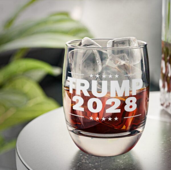 Official Trump 2028 Whiskey Glass