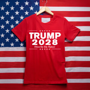 Donald Trump 2028 Rewrite The Rules Shirt
