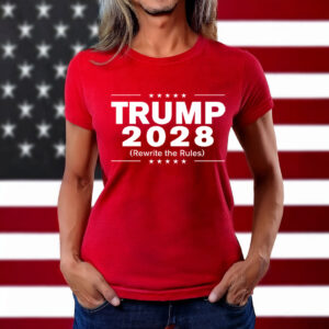 Trump 2028 (Rewrite The Rules) Women T-Shirt