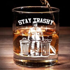 Trump Stay Trashy 2024 Whiskey Glass