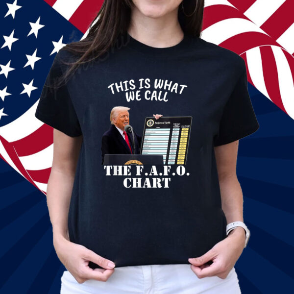 Trump Tariff Chart FA and FO Liberation Day April 2 2025 Shirt
