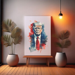 Donald Trump Never Surrender Poster