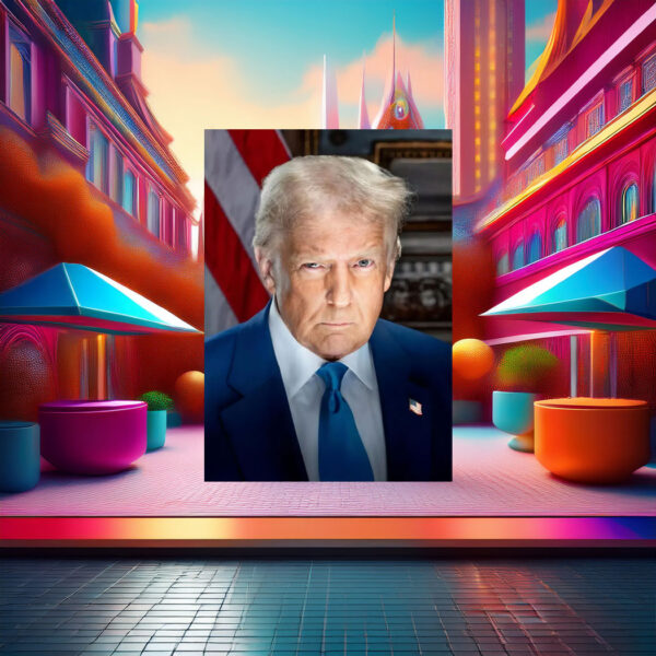 Donald Trump Official Portrait 2025 Poster