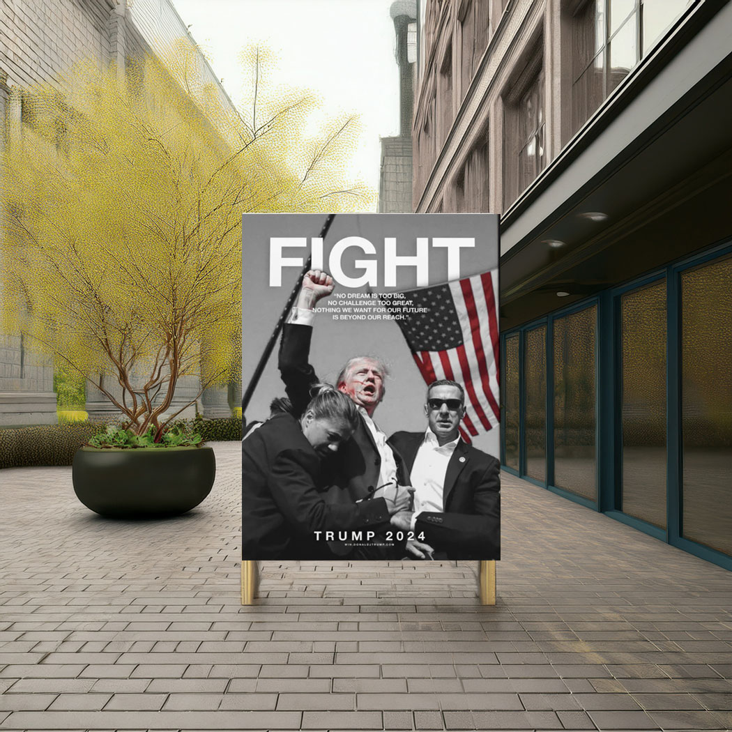Donald Trump Post Assassination Attempt Poster