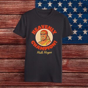 Original RIP Hulk Hogan Hulkamania Heavenly Champion T Shirt