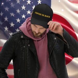 Japan Is Back Embroidered Hat
