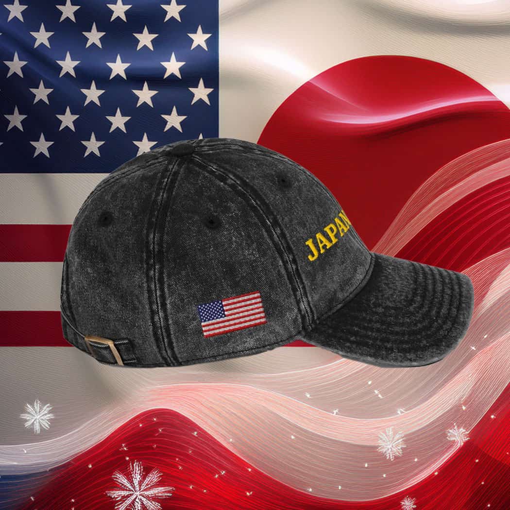 Japan Is Back Embroidered Hats