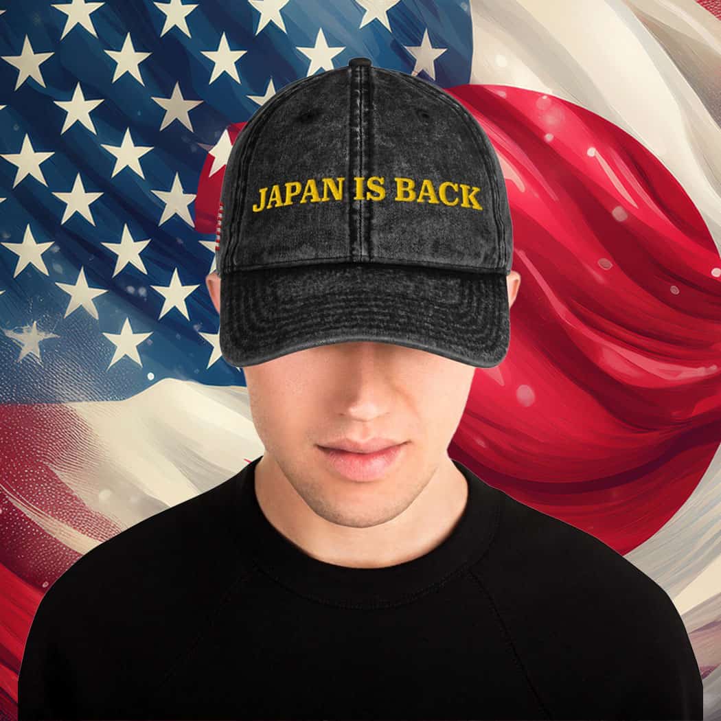 Japan Is Back Embroidered Hats