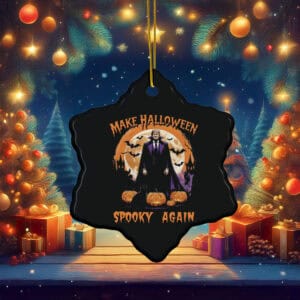 Trump Make Halloween Spooky Again Dracula Ornament