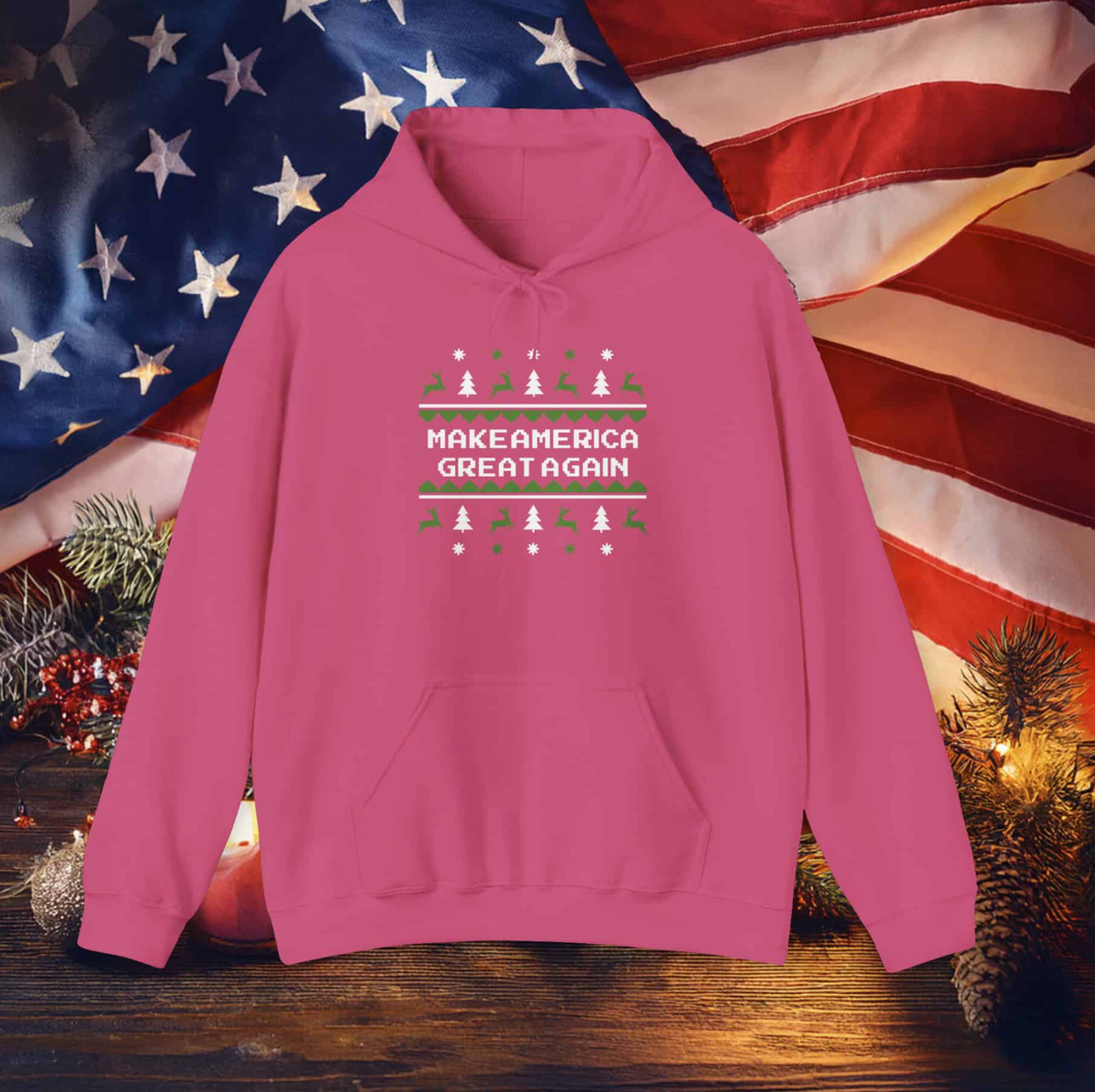 MAGA Christmas Sweater Hoodie Shirt