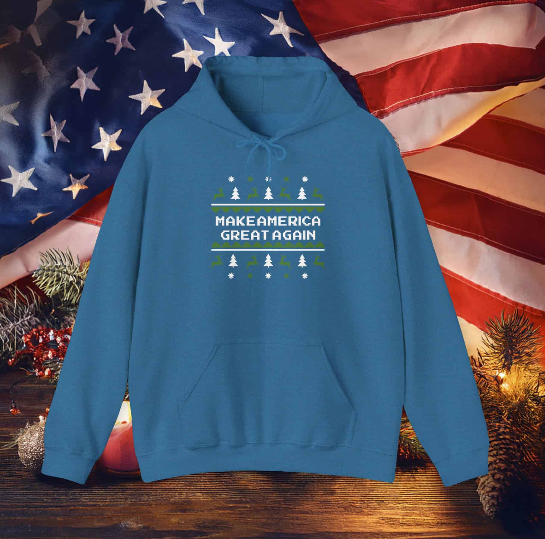 MAGA Christmas Sweater Hoodie Shirt