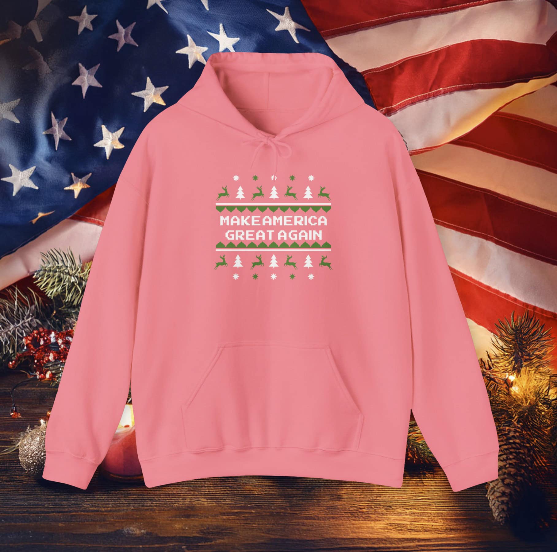 MAGA Christmas Sweater Hoodie Shirt
