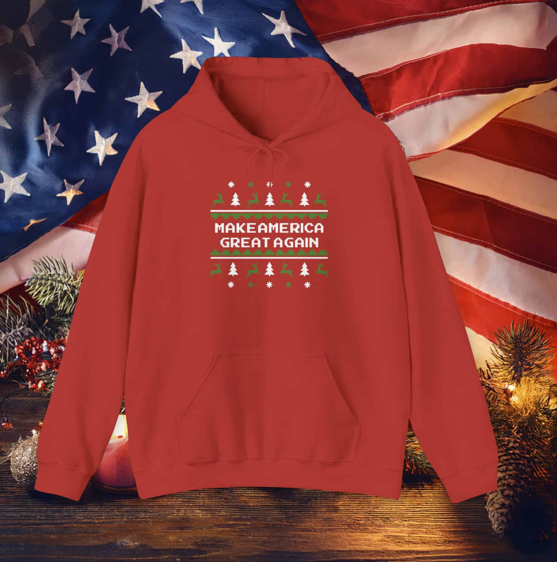 MAGA Christmas Sweater Hoodie Shirt
