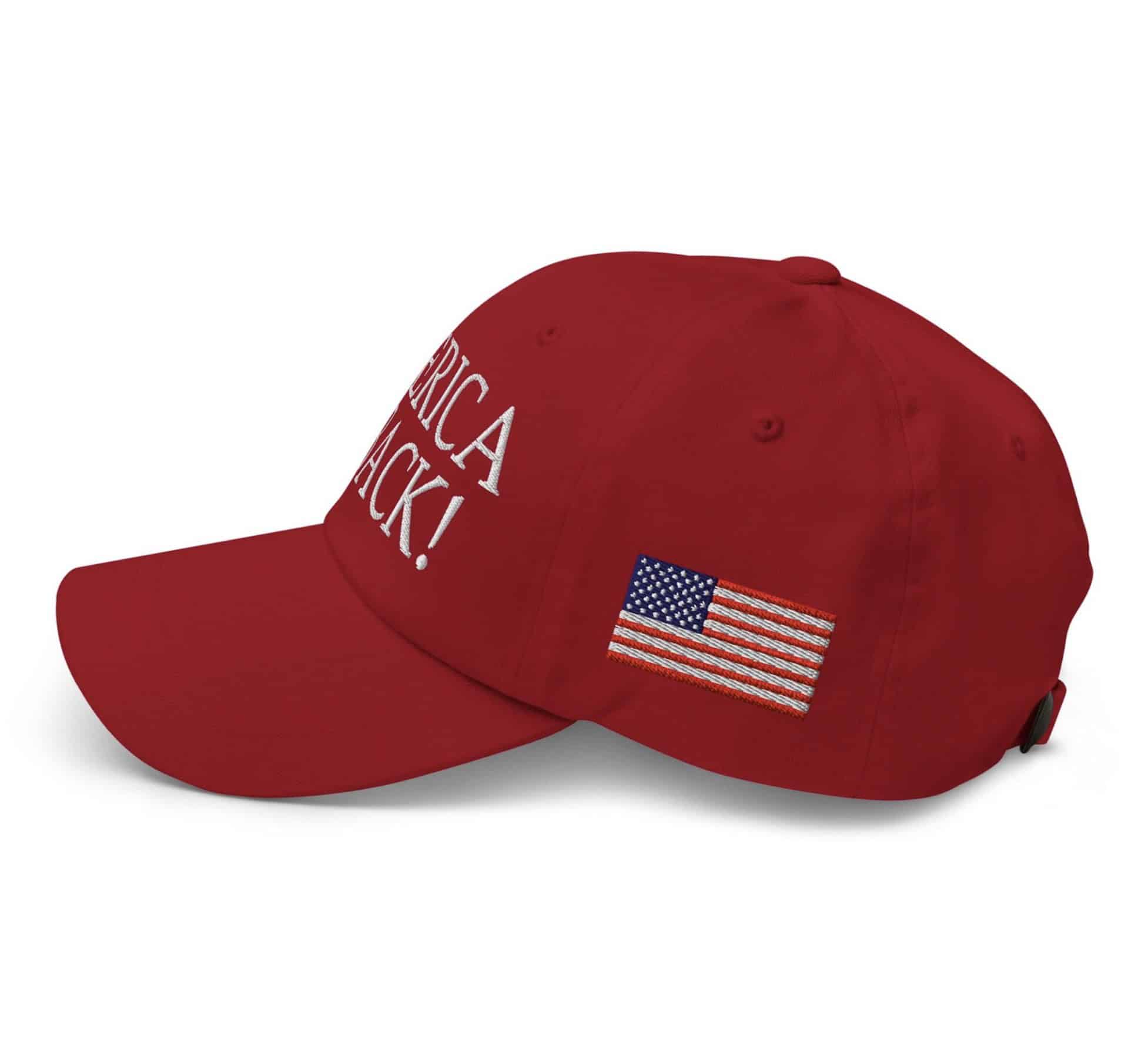 America is Back! Red Pro-President Trump Cotton Hat