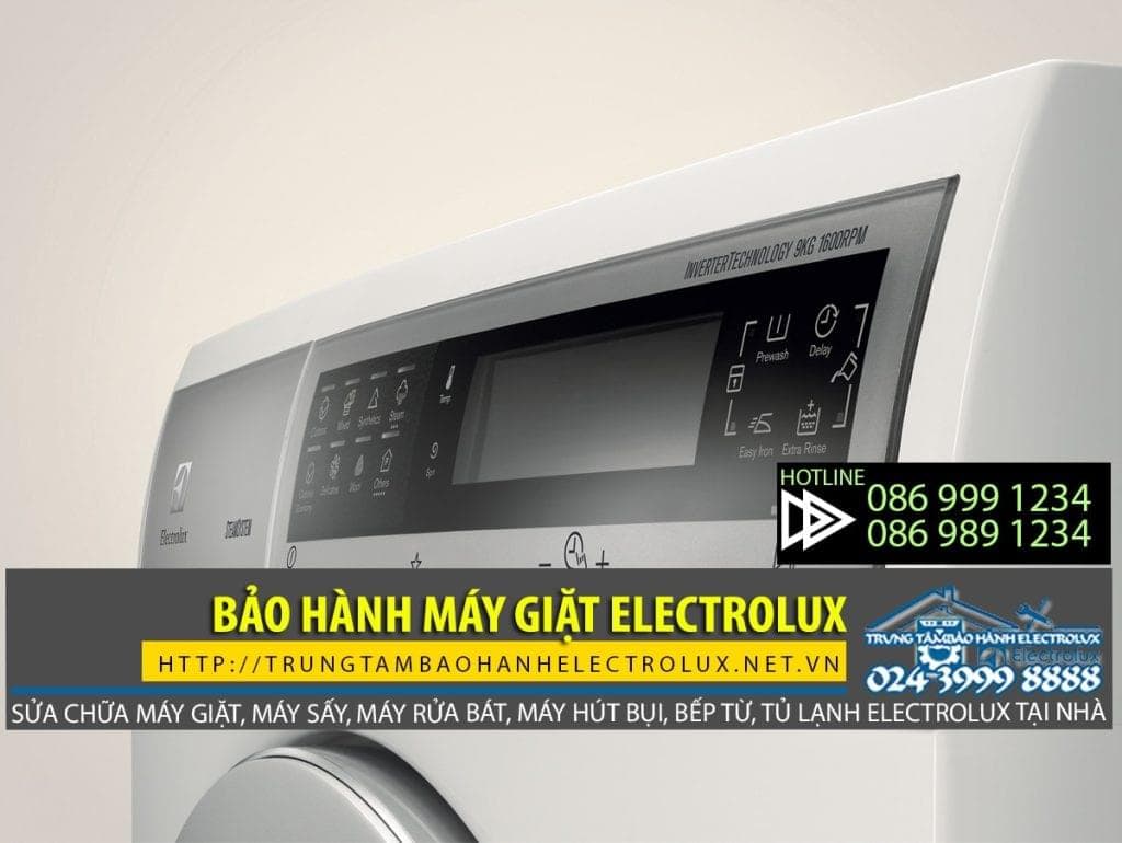 Bảo hành máy giặt Electrolux