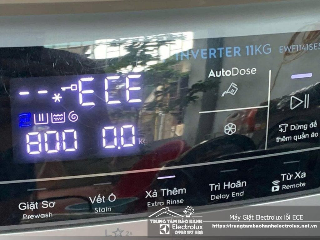 Sửa máy giặt Electrolux lỗi ECE