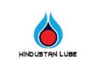 Hindustan Lube logo with blue flame and red drop, representing lubricant brand.