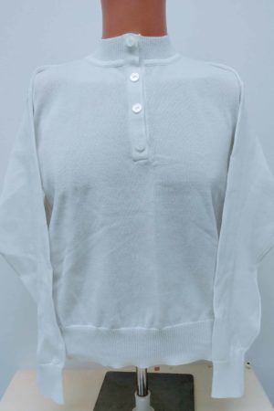 Damski sweter odporny na przecięcia (biały)