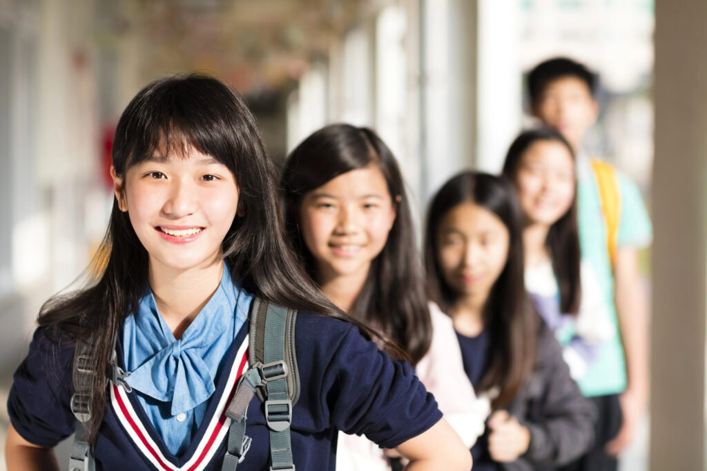 group of asian Secondary Student waiting in the class | Tuition Centre SG