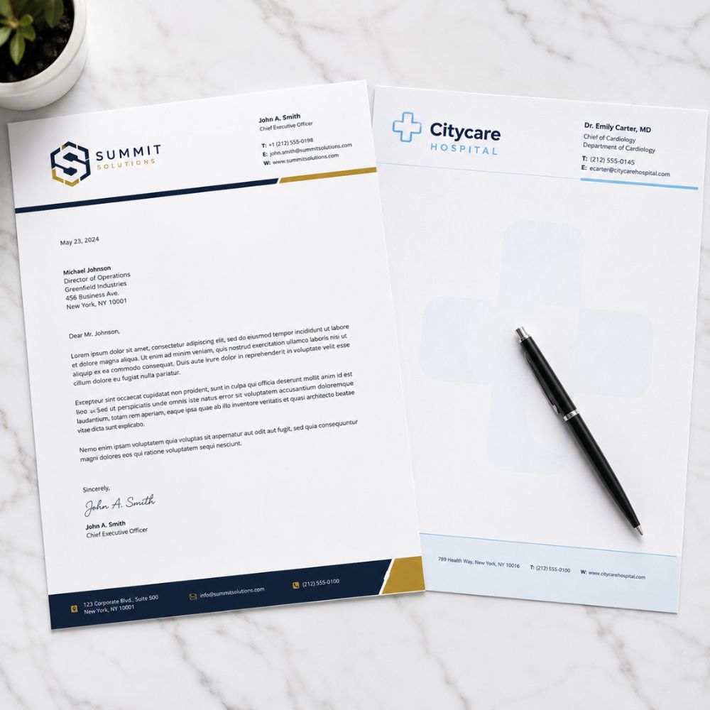 Letterhead Printing