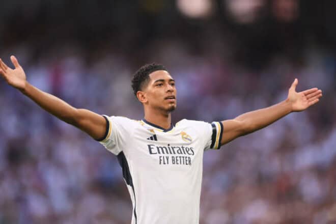 جود بيلينغهام يُوقف لمباراتين في الدوري الإسباني والسبب