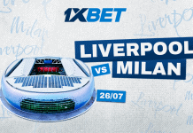 Liverpool contre Milan : qui va gagner le grand match amical avec 1xBet ?