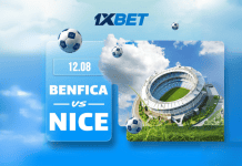 Benfica contre Nice lors des qualifications pour la Ligue des champions, le 12 août 2025.