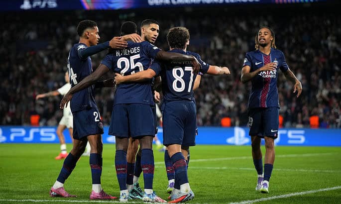 دوري أبطال أوروبا. باريس سان جيرمان - أتالانتا