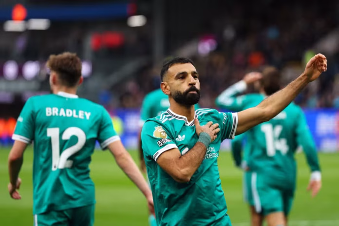 محمد صلاح يسجل هدفًا قاتلًا ويقود ليفربول للفوز على بيرنلي في الدوري الإنجليزي