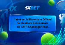 1xBet, partenaire officiel de l'ATP Challenger Tour – Parrainage mondial du tennis 2025/2026