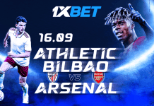 Athletic Bilbao contre Arsenal : regardez ce match exceptionnel et gagnez avec 1xBet