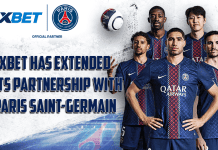 1xBet et le Paris Saint-Germain prolongent leur partenariat pour trois saisons supplémentaires