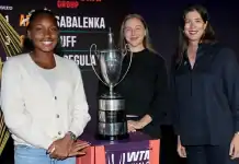 Finales WTA 2025 à Riyad : Des sets passionnants et une cagnotte record de 15,5 millions de dollars نهائيات WTA 2025 في الرياض: مجموعات، جوائز 15.5M، وتاريخ البطولة