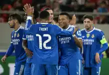 مبابي يُسجِّل أربعة أهداف تاريخيَّةْ أمام أولمبياكوس