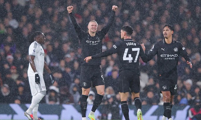 مانشستر سيتي يفوز 5-4 على فولهم في ماتش كلاسيكي.. هالاند يصل 100 هدف