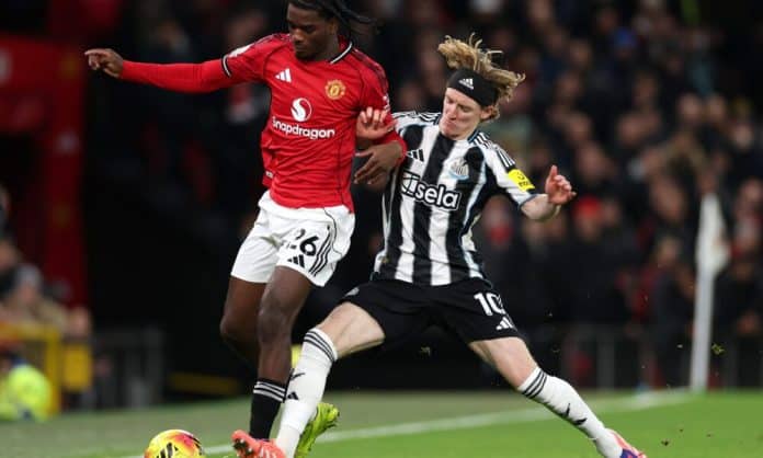 مانشستر يونايتد يهزم نيوكاسل 1-0 ويصعد إلى المركز الخامس