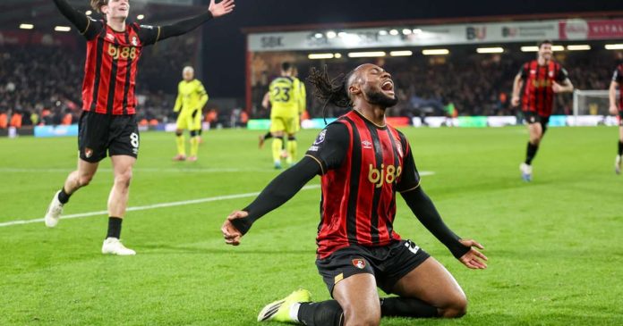 سيمينيو يودع بورنموث بهدف درامي قبل مان سيتي