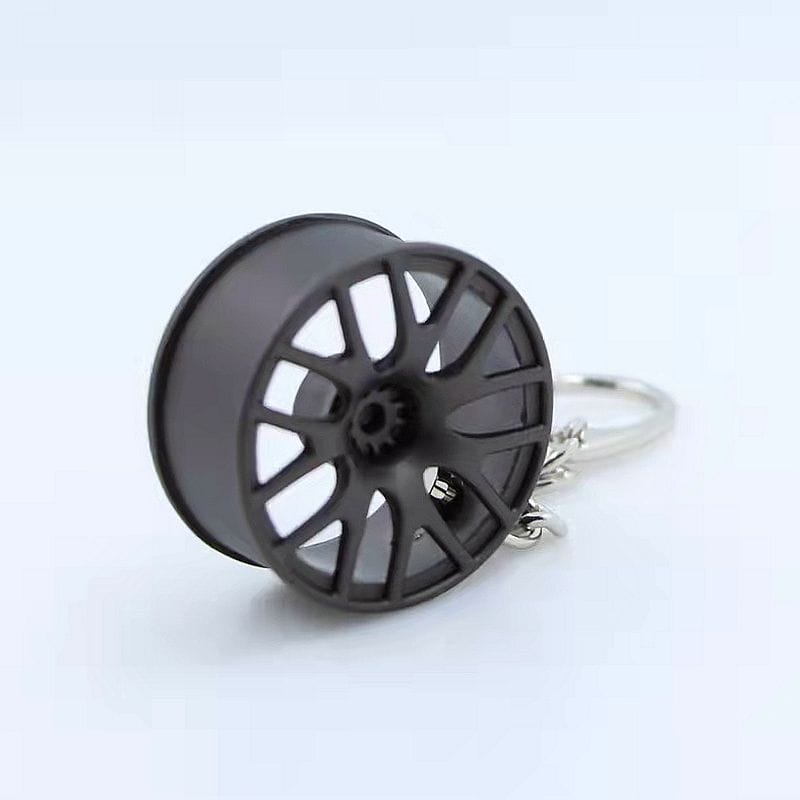 Spinning Wheel Keychain | Car Rim Keyring | TURBOOST
