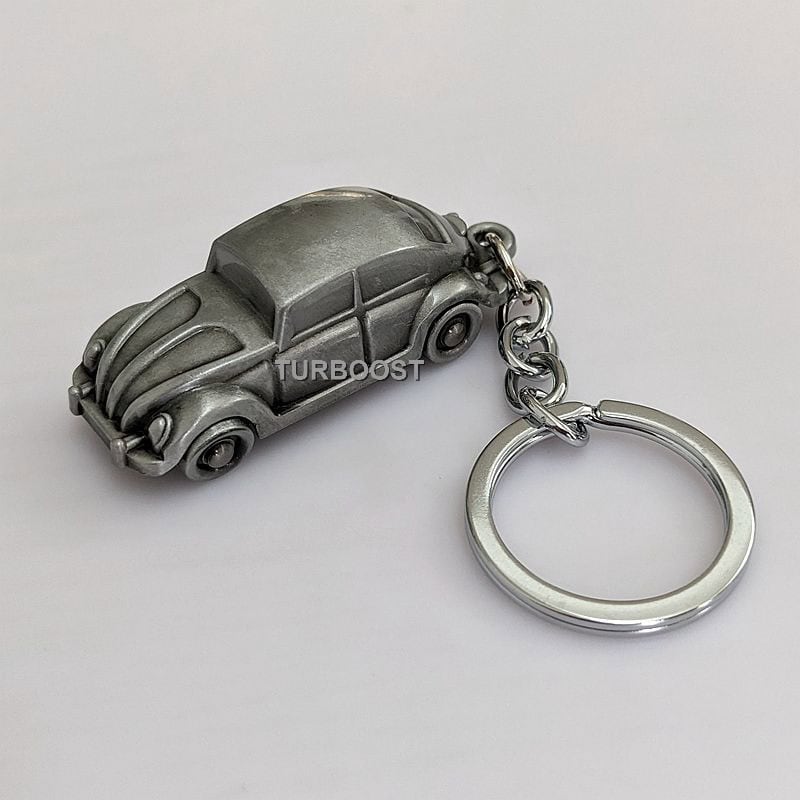 3D Classic Retro Beetle Car Keychain
