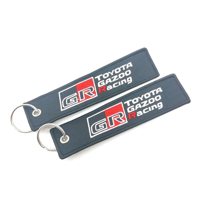 GR Sport Embroidered Jet Tag Keychain