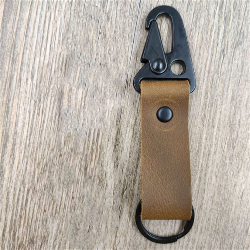 leather EDC tactical eagle claw hook keychain for custom and wholesale