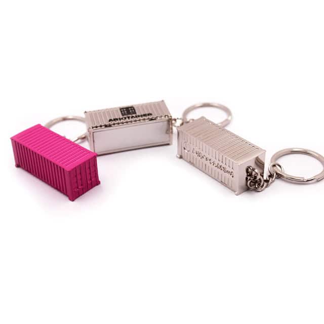 custom container keychain metal shipping container keyring