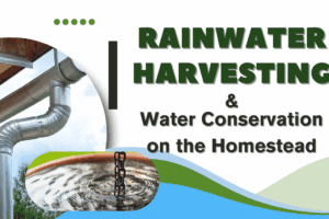 Remarkable Rainwater Harvesting and Water Conservation on the Homestead