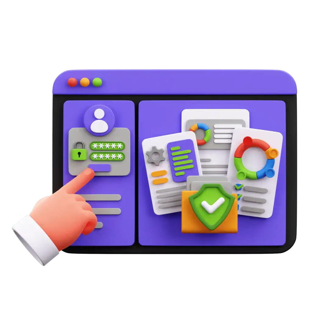 Ilustración de mantenimiento web WordPress con ajustes y soporte técnico